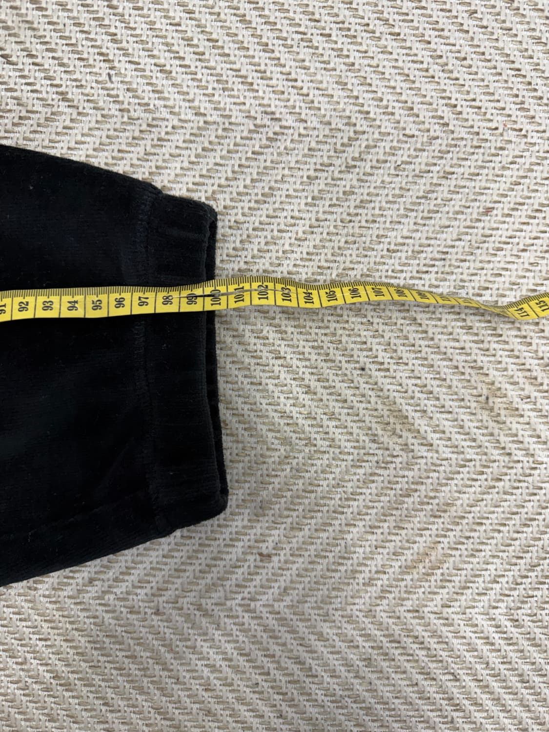 정품) 알렉산더왕 블랙 벨벳 스웻팬츠 L 상품이미지9