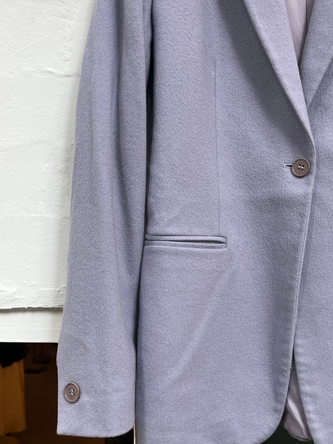 Emporio Armani 울 캐시미어 혼방 블레이저 38 상품이미지4