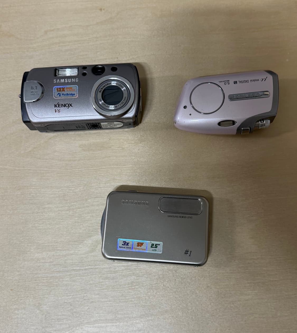 올림푸스 뮤 미니 삼성 케녹스v6 #1 빈티지 디카 디지털 카메라 판매  상품이미지1