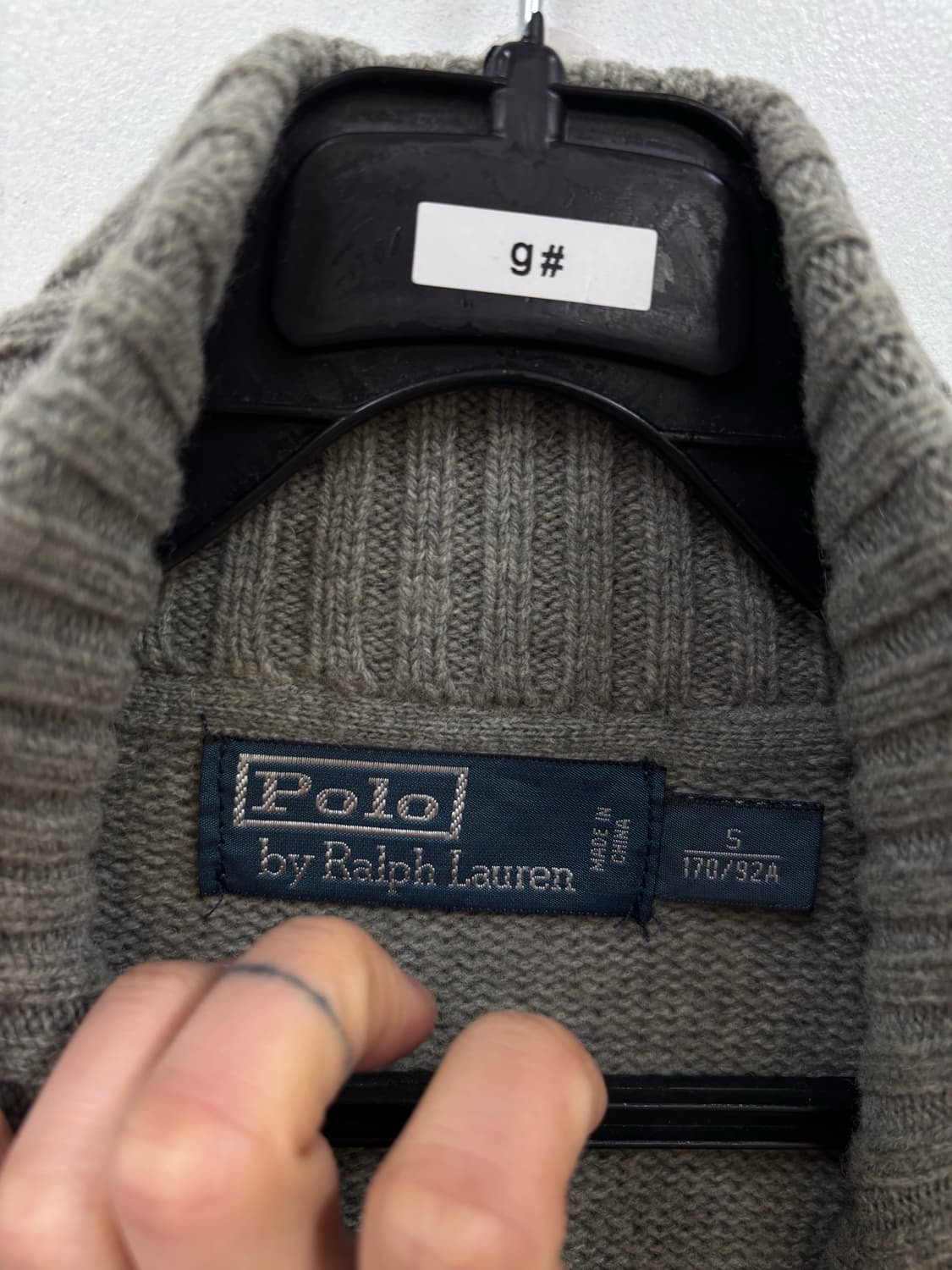 폴로랄프로렌 빅포니 울니트 집업 상품이미지7