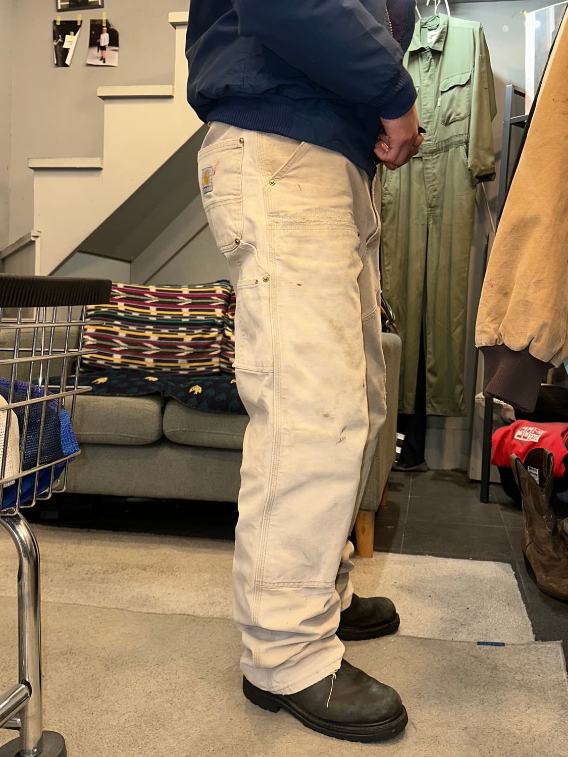 90’s Carhartt double knee repair work 상품이미지3