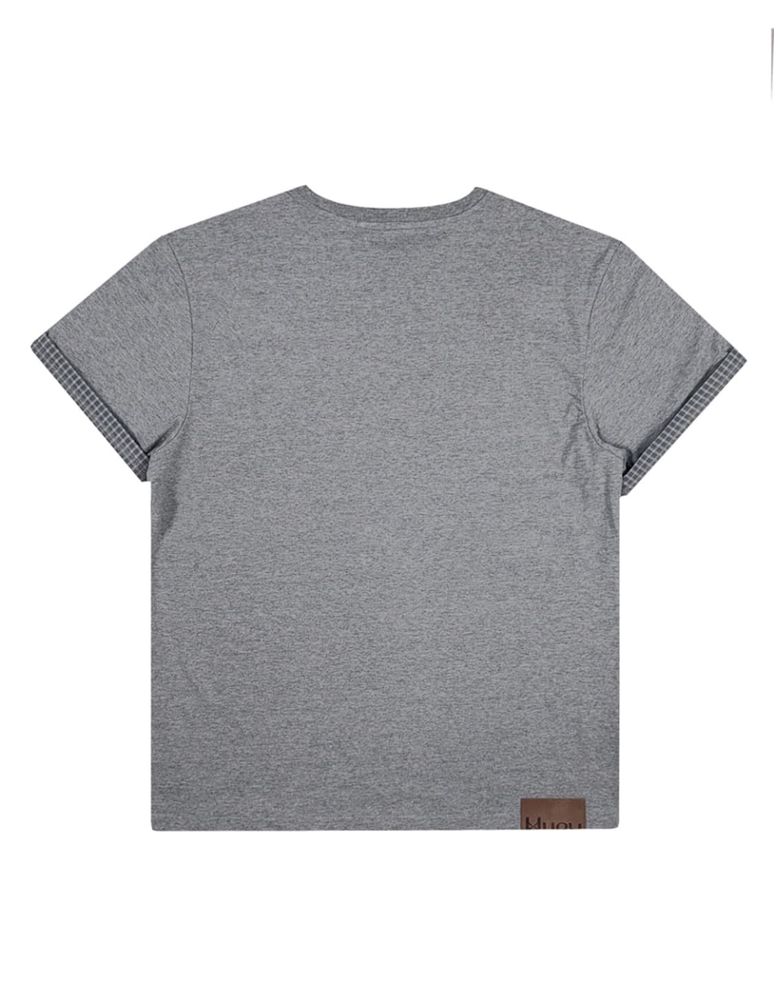 Huey 휴이 Check Rollup Tee Grey 티 00 size 상품이미지2