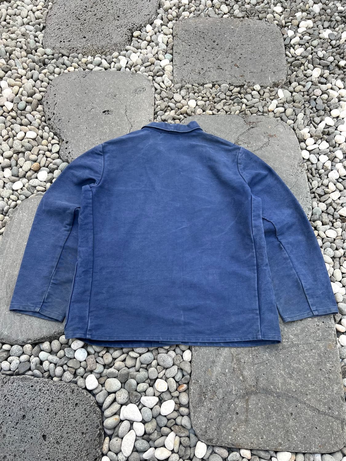 MOLESKIN FADED BLUE WASHING 몰스킨프렌치워크자켓 상품이미지2