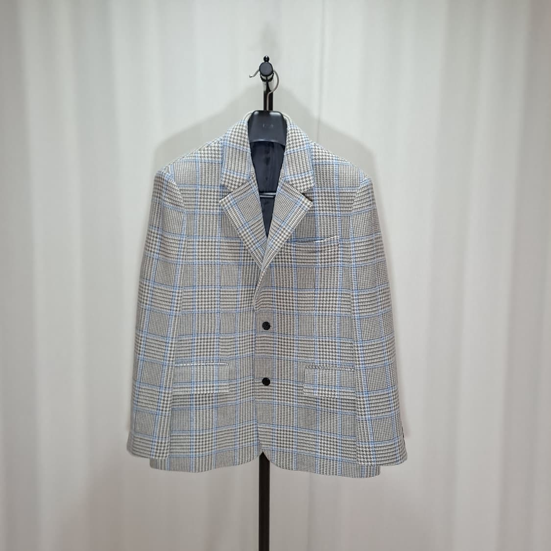 (택포) 질스튜어트뉴욕 울 체크 박스핏 자켓 A1000 상품이미지1