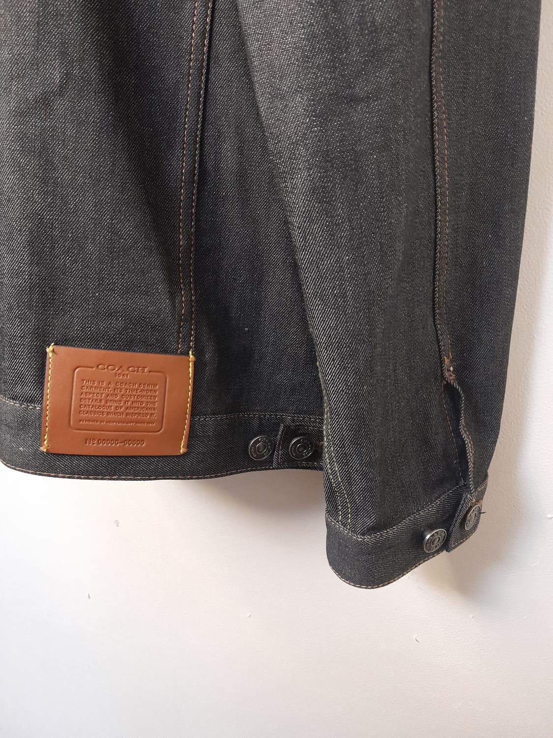 COACH 1941 가죽 패치워크 데님 트러커 54/110 상품이미지8