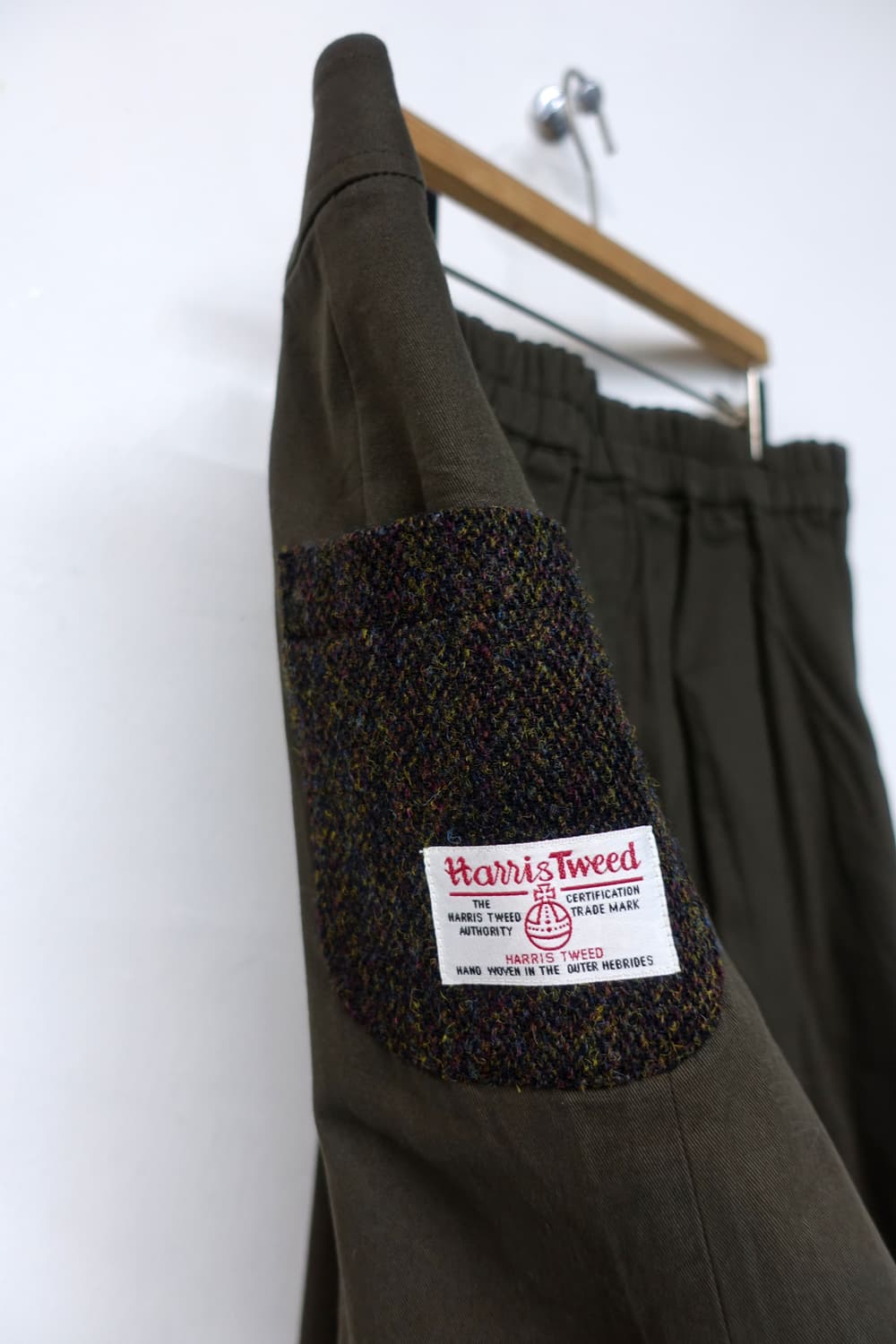 헤리스 트위드 플리츠 스커트 상품이미지9