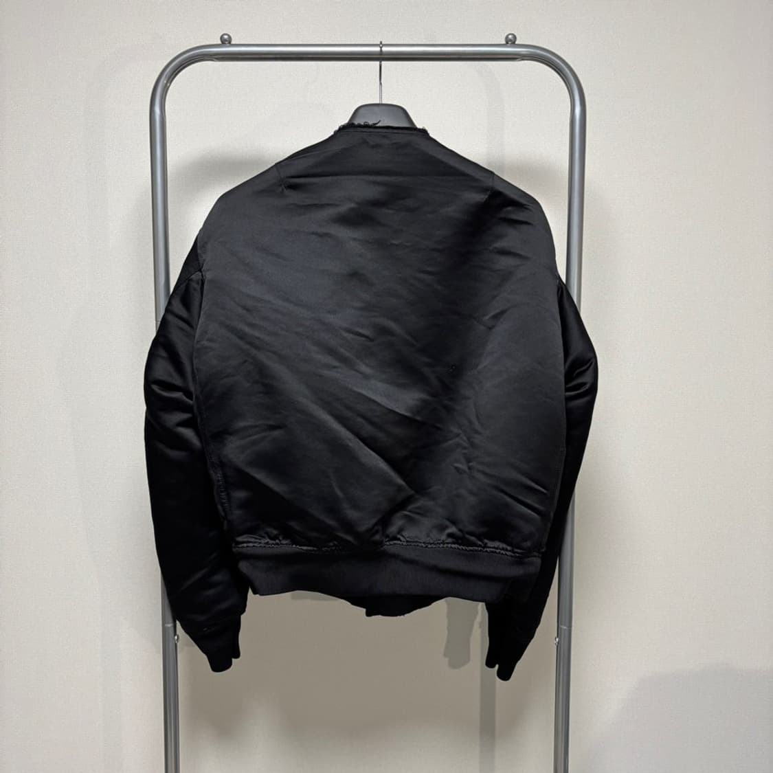 M) 꼼데가르송 블랙 축융 MA-1 자켓 상품이미지3