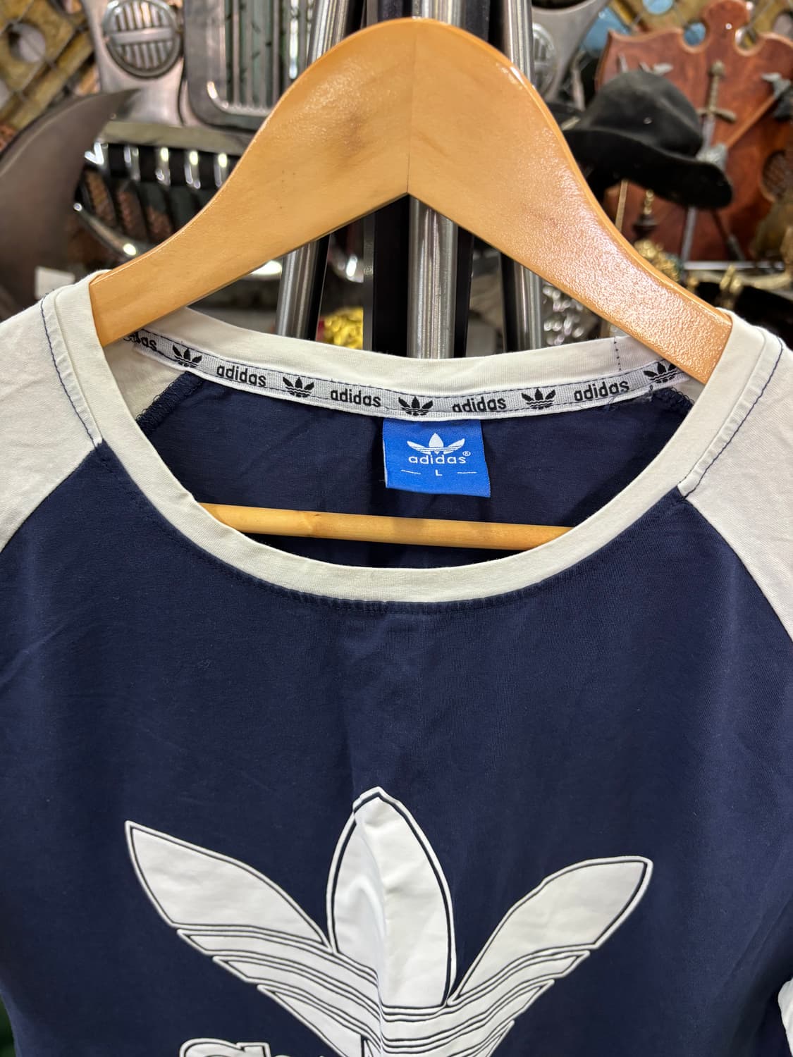 아디다스(Adidas)불꽃 로고 나그랑 반팔 티셔츠 상품이미지2