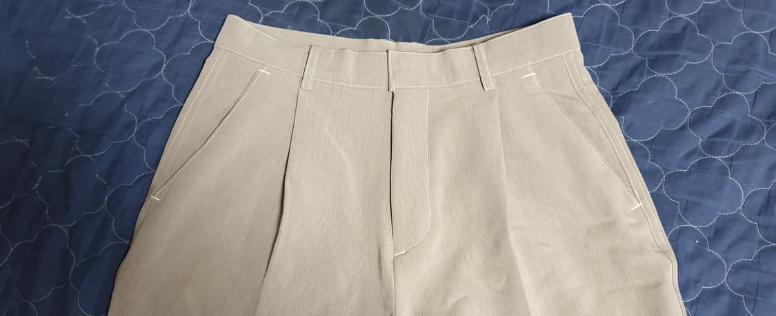 POTEN 핀턱 와이드 슬랙스 애쉬그레이 (30) 상품이미지2