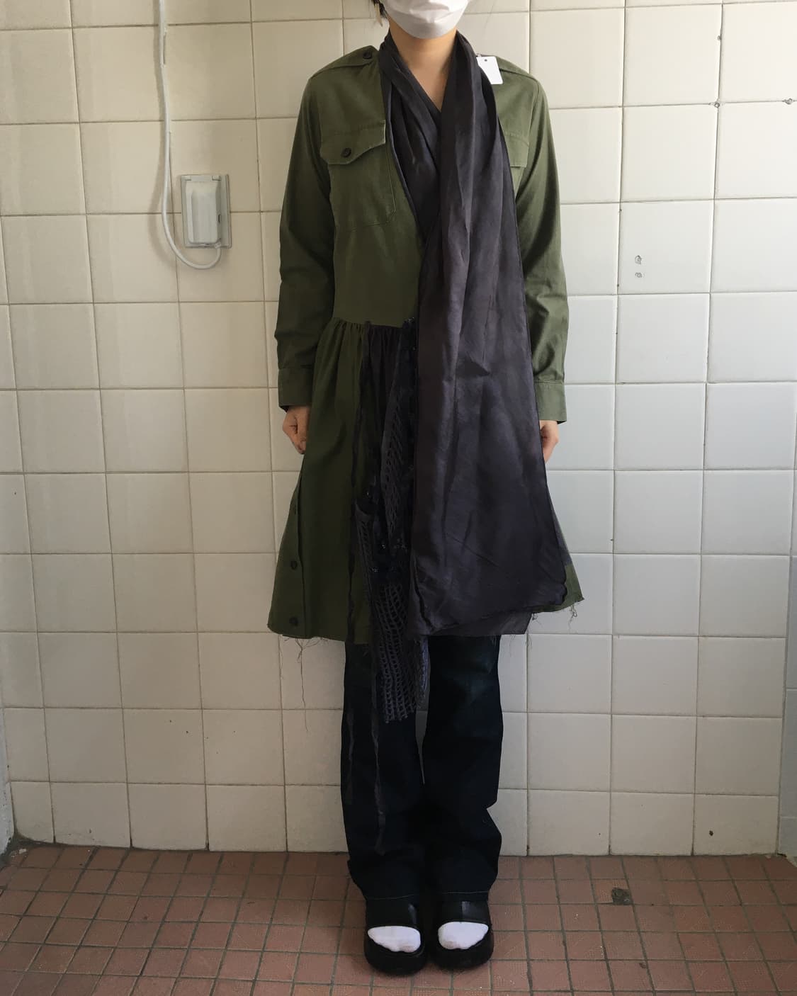 Drape layered point filed jacket 상품이미지9