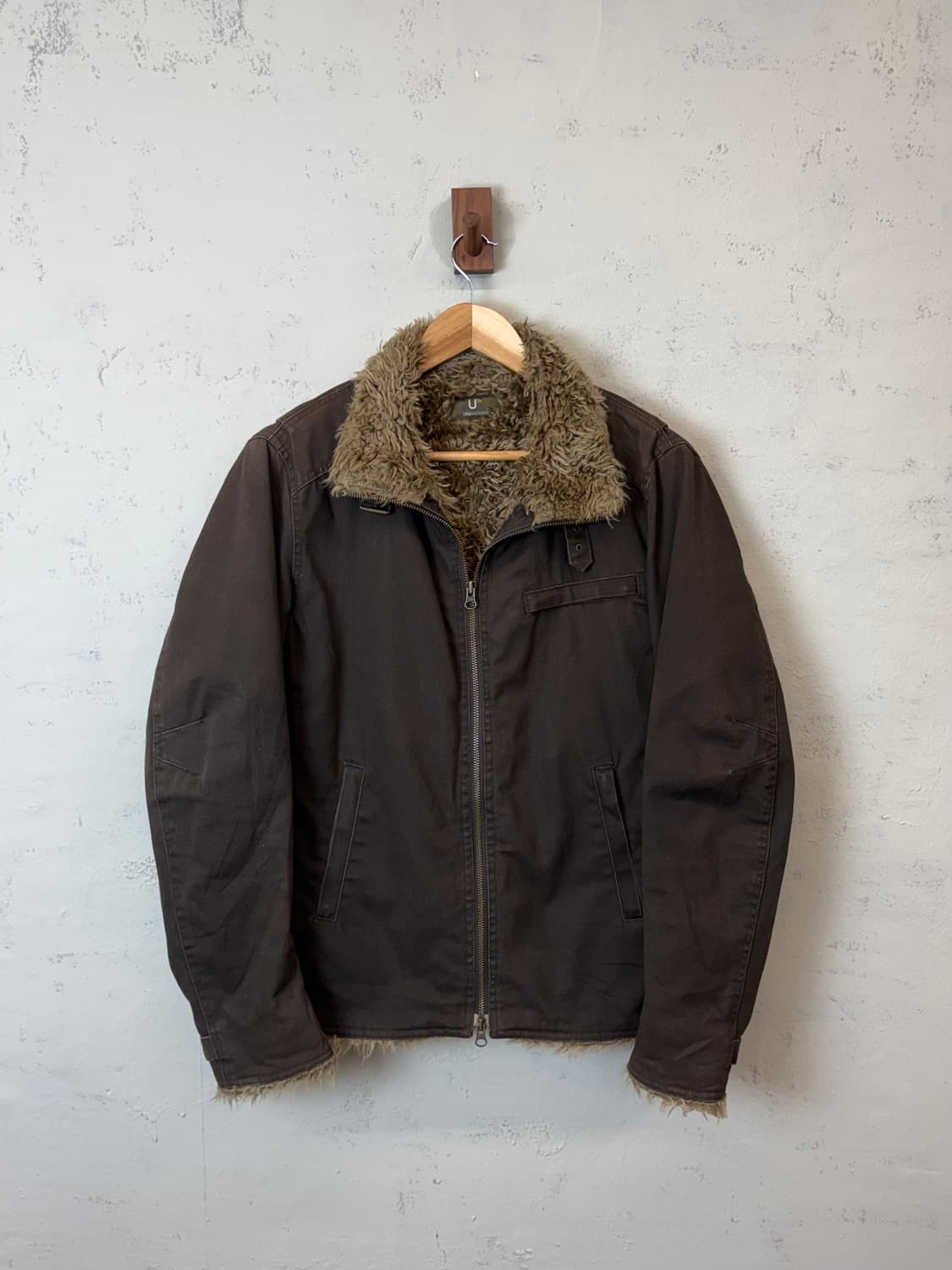 JPN 빈티지 포켓 퍼 코튼 자켓 상품이미지1