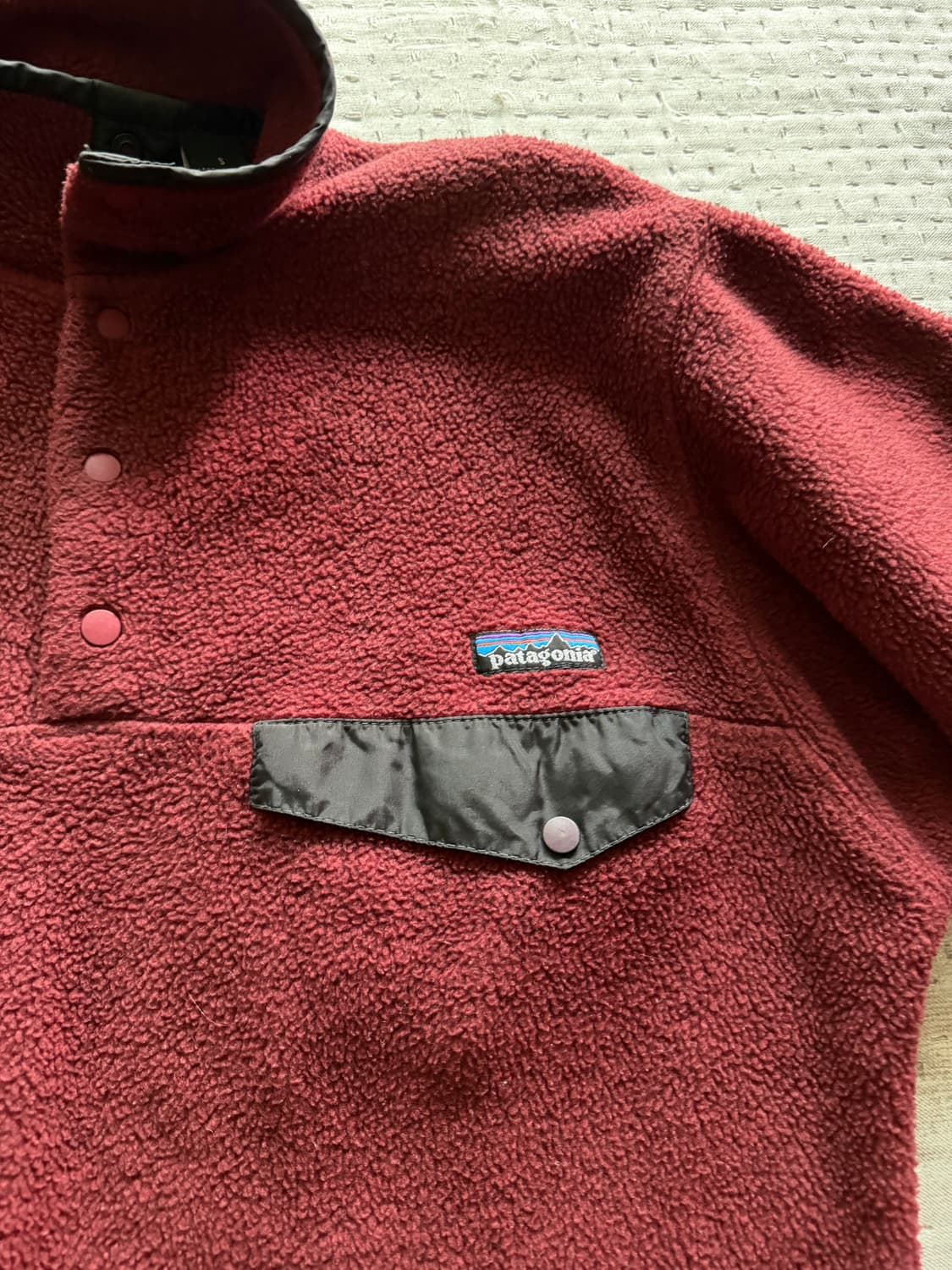 [s] 파타고니아 신칠라 스냅티 버건디 상품이미지3