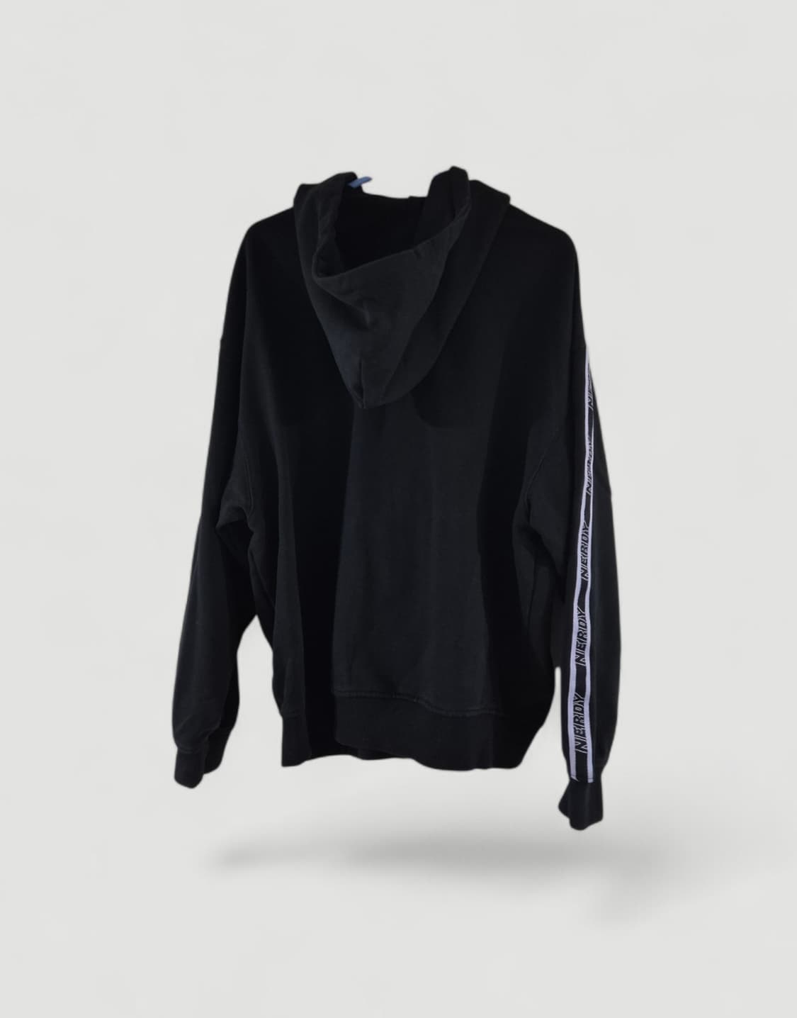 널디 사이드라인 로고 오버핏 후드집업 상품이미지3