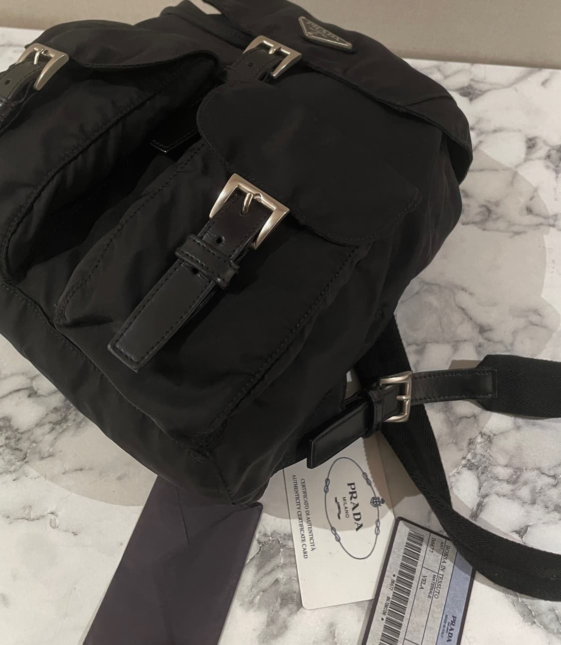 정품 프라다 백팩 스몰 상품이미지5