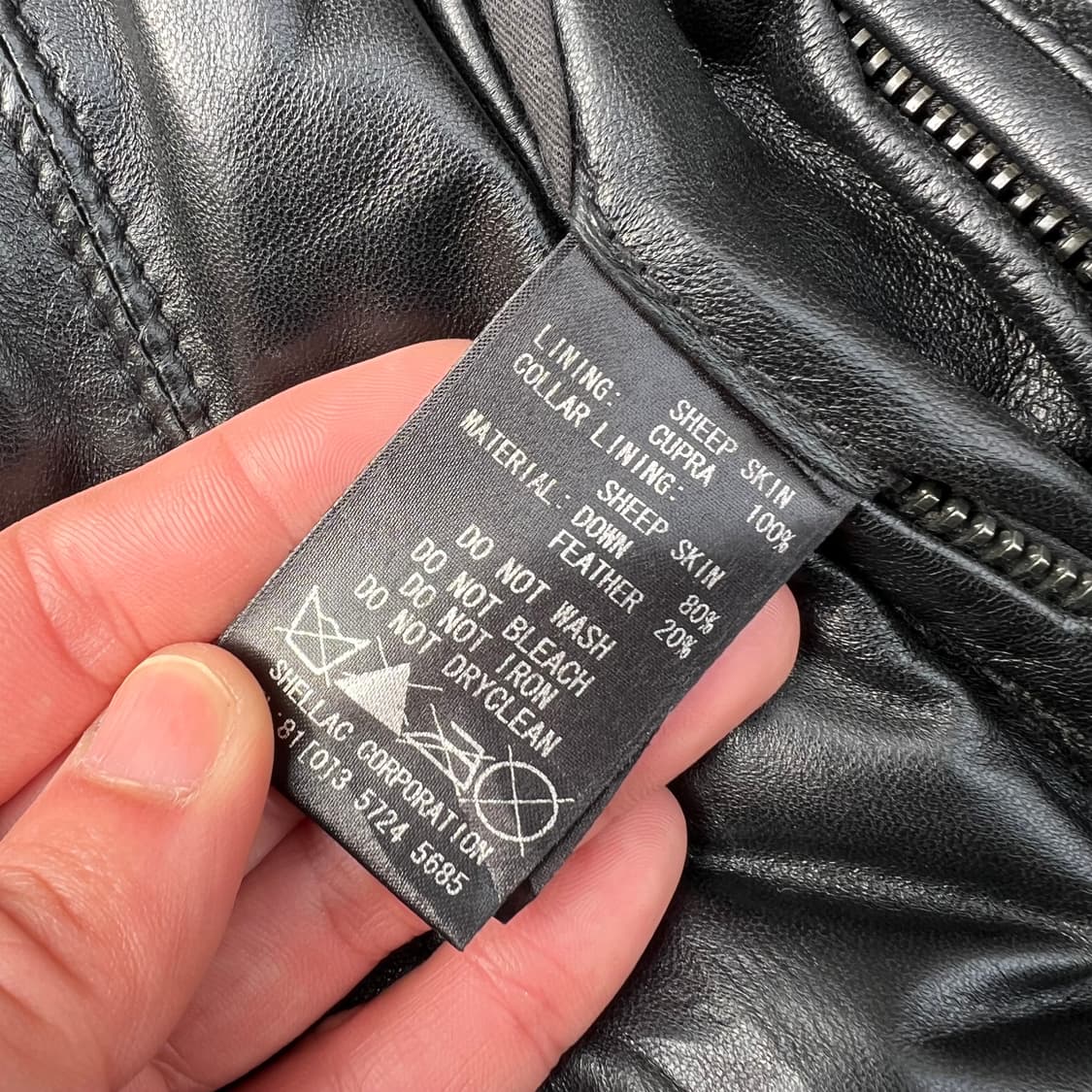 Shellac 쉽스킨 레더 패디드 베스트 상품이미지8