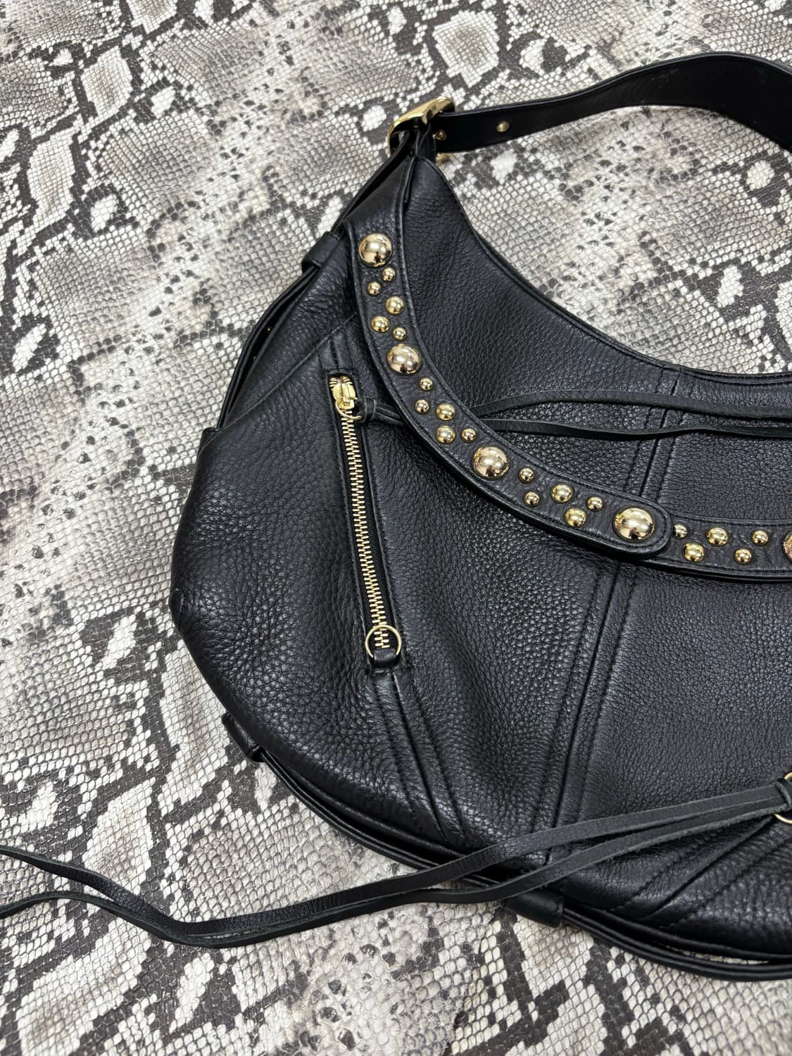 ”botkier“ Y2K Mood Side Zipper Studded L 상품이미지3