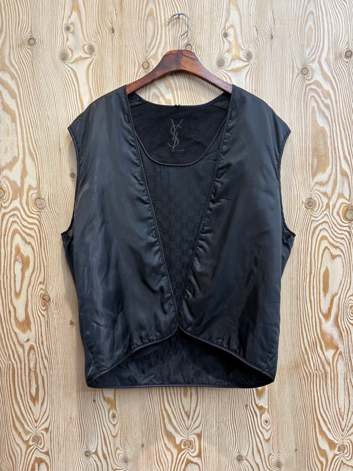 90s 입생로랑 캐시미어 미들 코트 상품이미지5