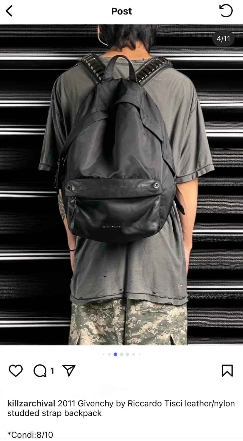 2011 지방시 리카르도티시 스터드 백팩 상품이미지2