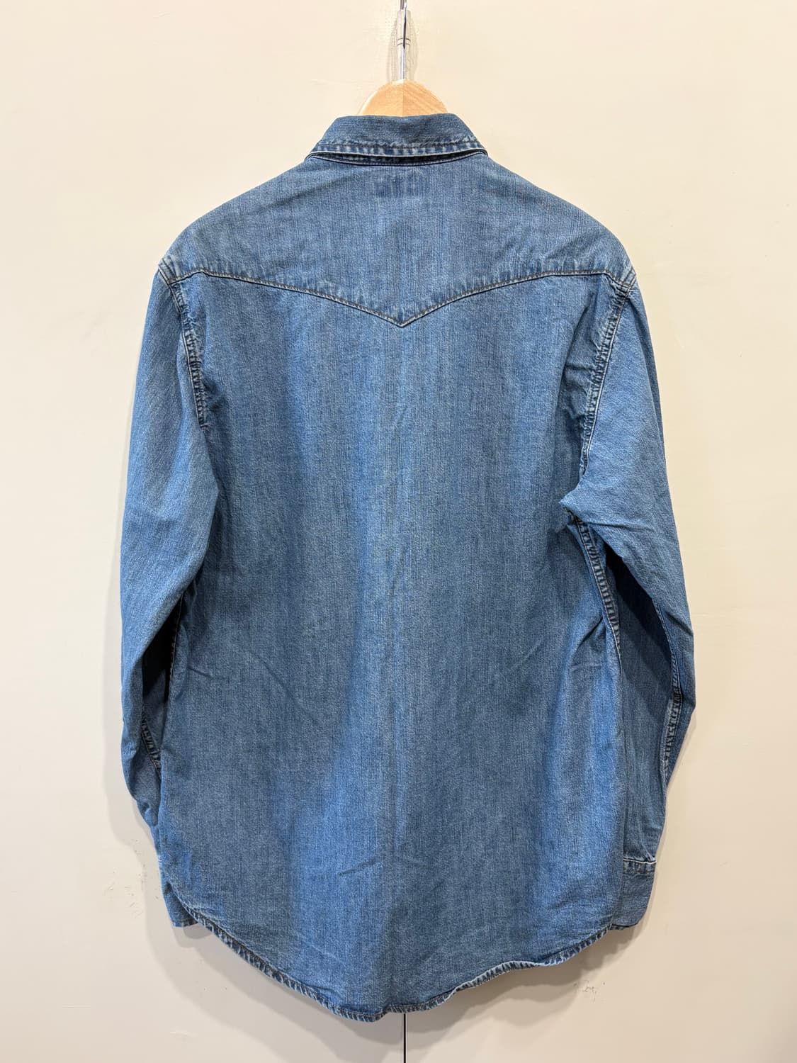 베네통 포켓 데님 셔츠 상품이미지4