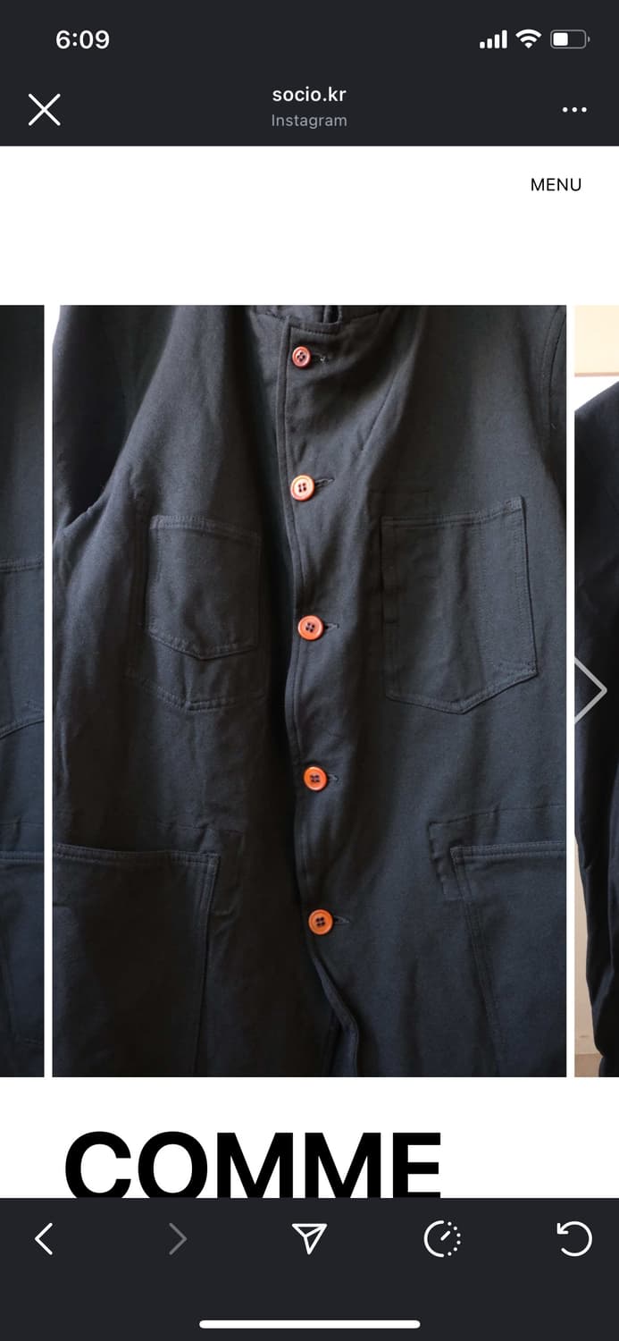꼼데가르송 옴므 플러스 더블 포켓4 블레이저 상품이미지5