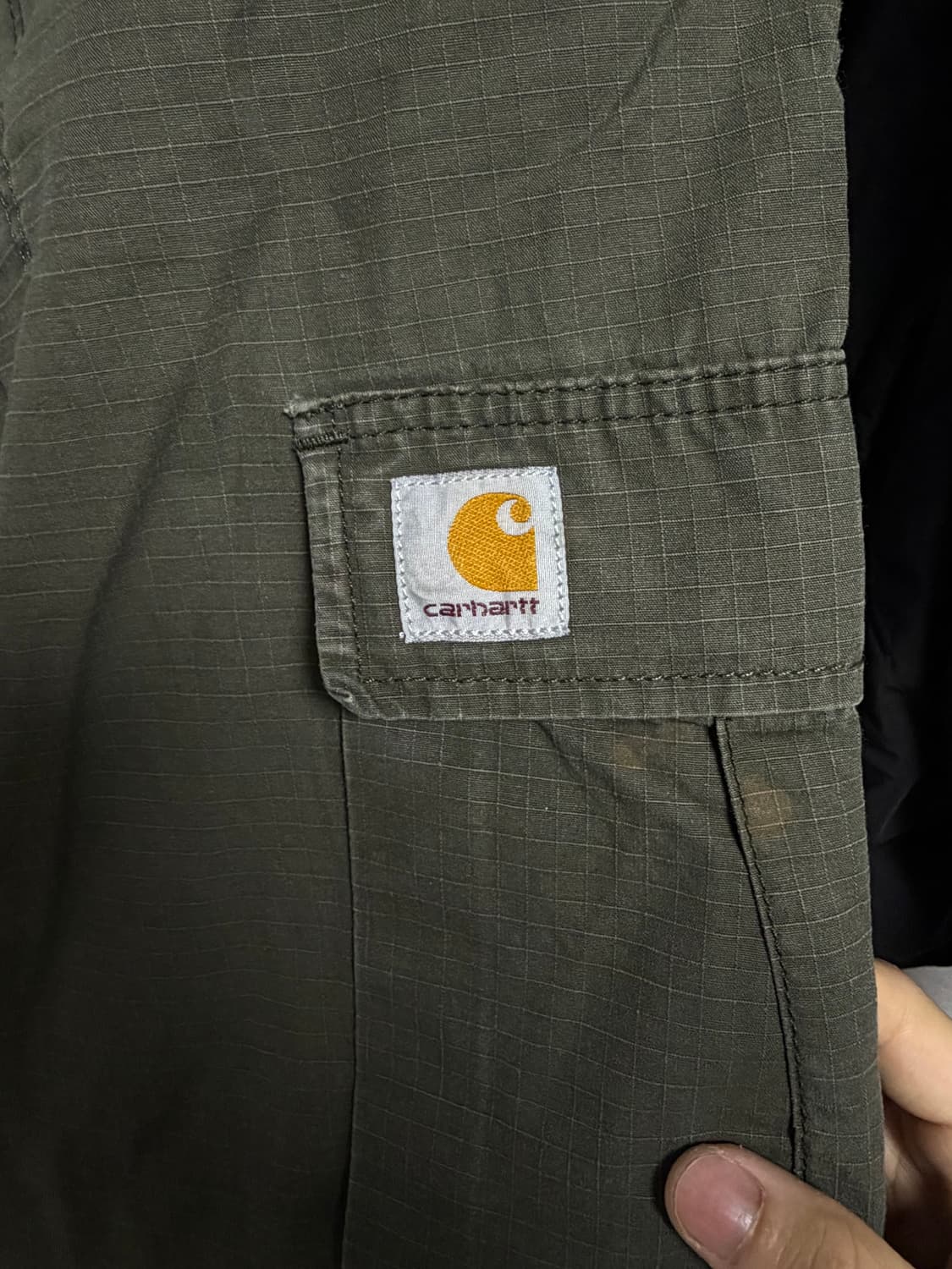 칼하트wip 레귤러 카고 팬츠 32x32 상품이미지4