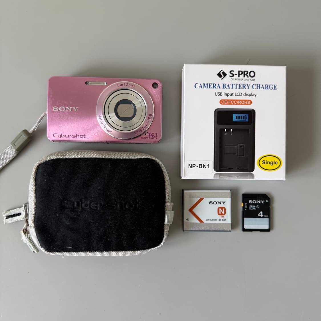 [풀구성] Sony 소니 사이버샷 DSC W350 핑크 디카 카메라 상품이미지1