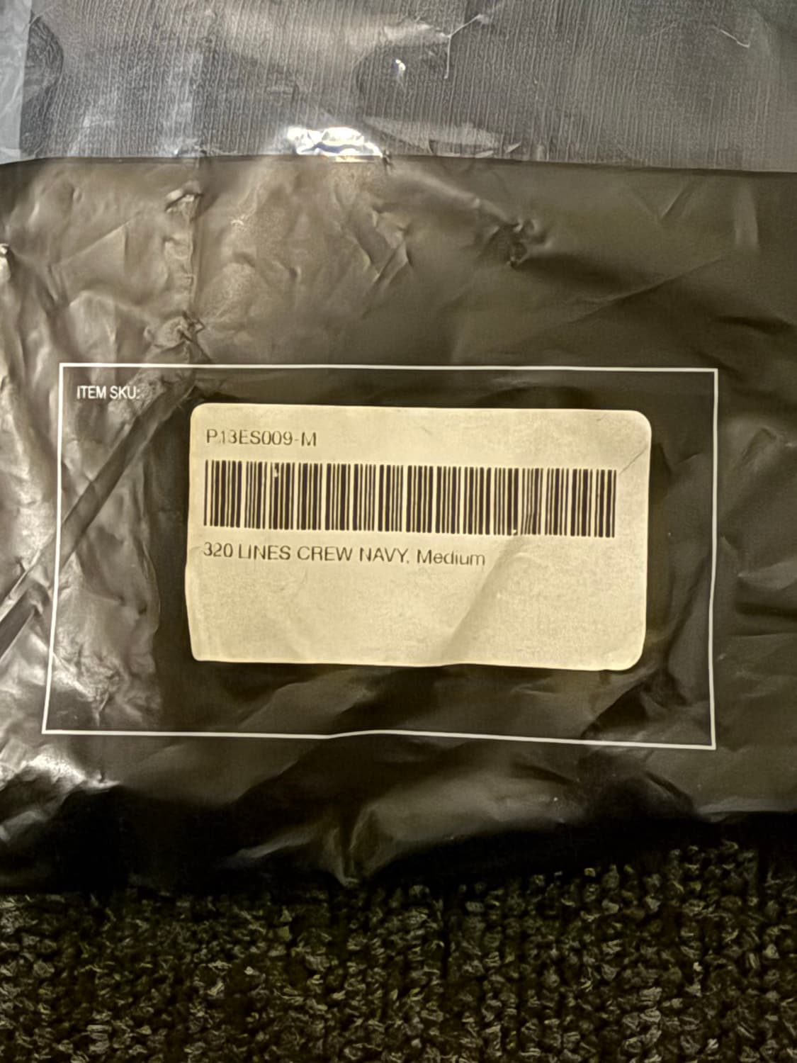 [M] 팔라스 320 라인 크루 맨투맨 네이비 17fw 상품이미지4