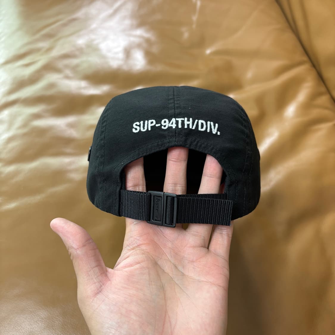 Supreme 슈프림 24ss 밀리터리 블랙 캠프캡 모자 (Black) 상품이미지7