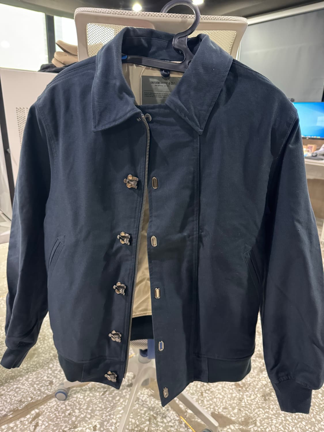 유니폼브릿지 덱자켓 네이비M 실착0 상품이미지1