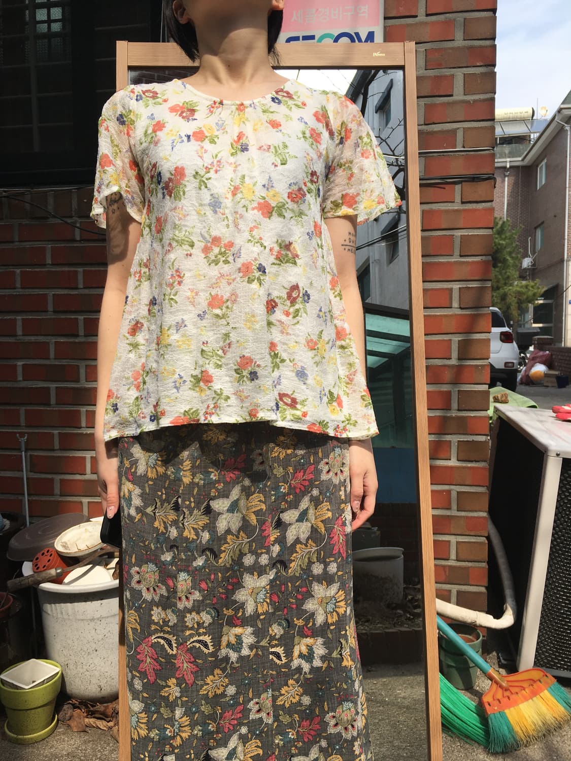 데이지 가든 레이스 블라우스 상품이미지1