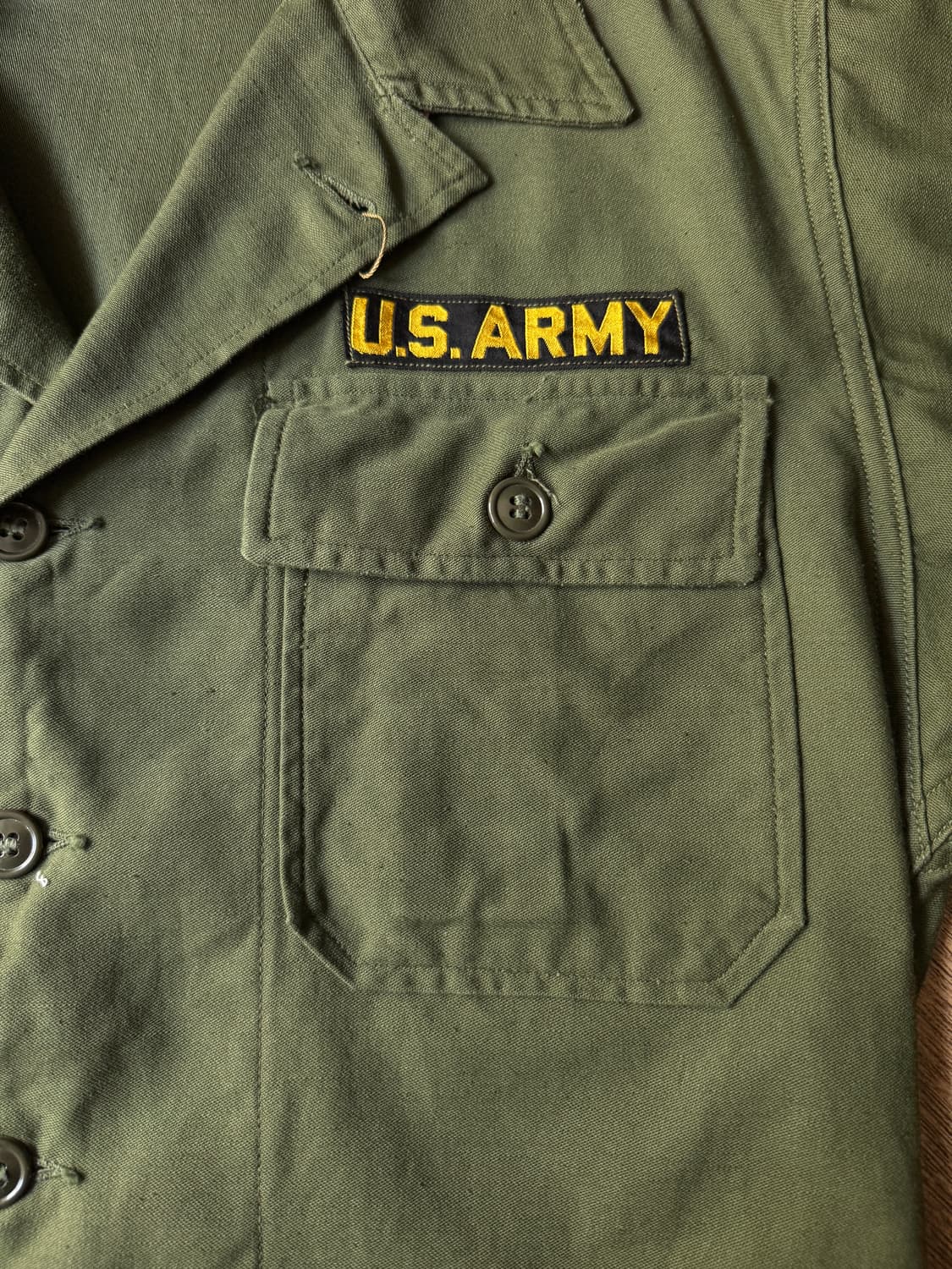 [S]50's 오리지널 U.S ARMY OG-107 1세대 밀리터리 셔츠 상품이미지3