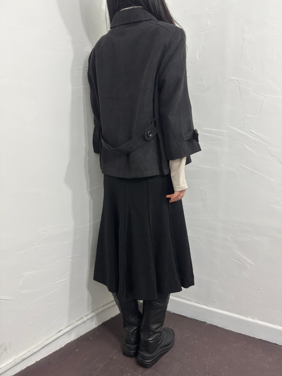 design wool skirt 상품이미지5