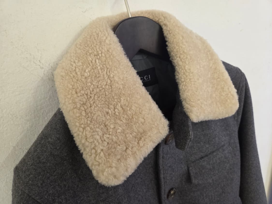 구찌 양털 카라 블루종 자켓 46 상품이미지3