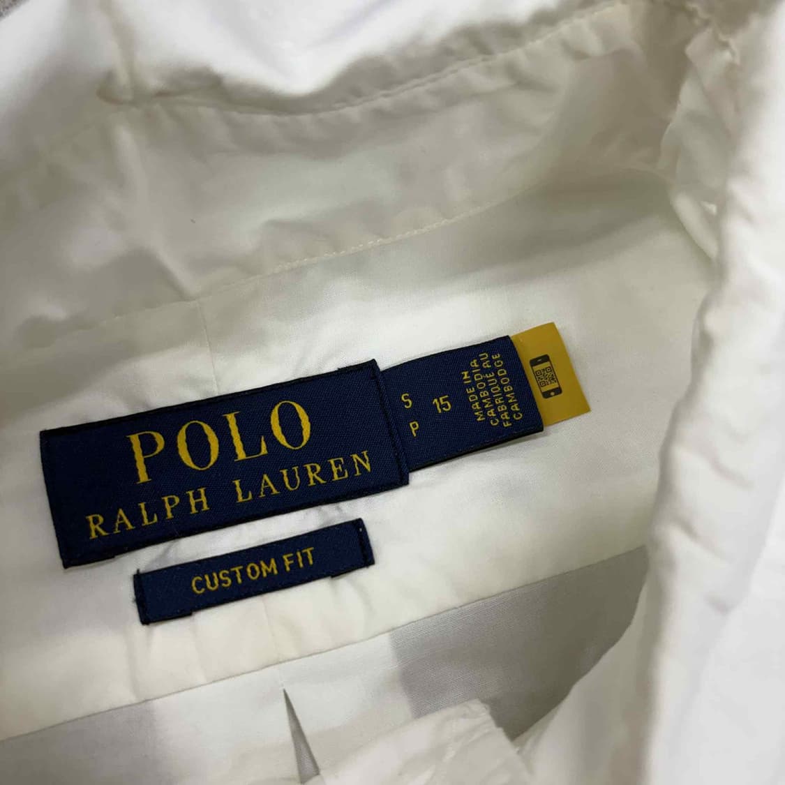 최신형 폴로 랄프로렌 큐알택 포플린 맨즈라인 화이트 셔츠(S) 상품이미지4