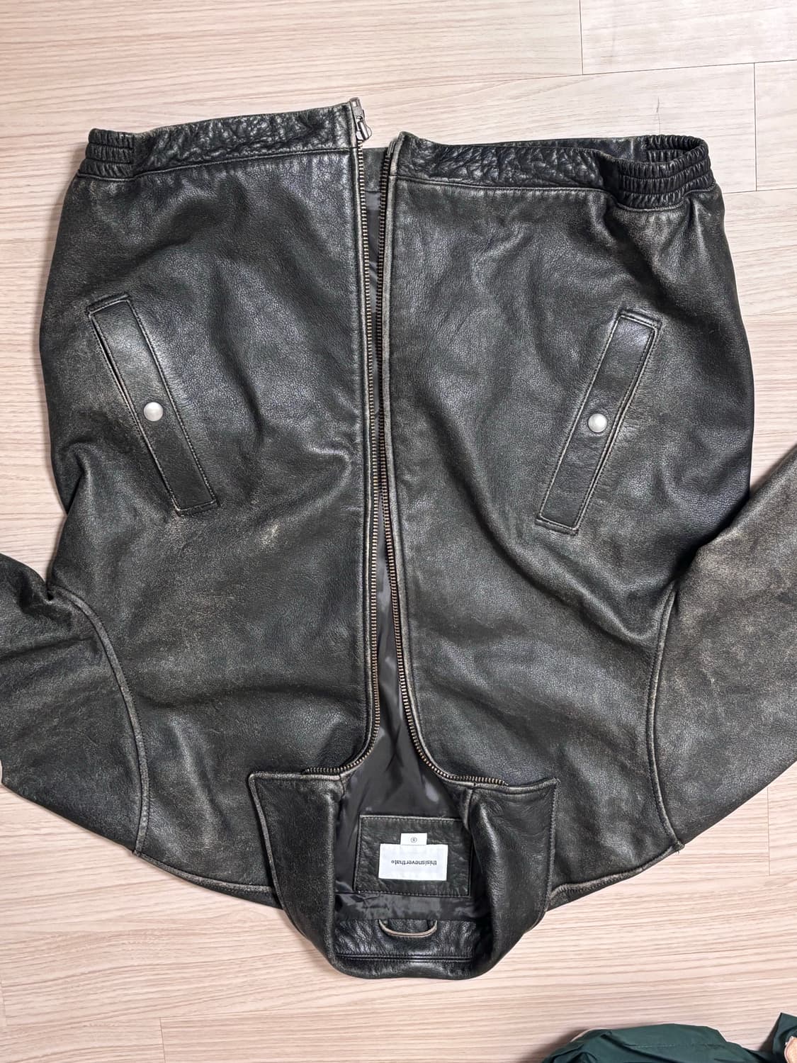 디스이즈네버댓 가죽자켓 S 사이즈 판매 상품이미지4