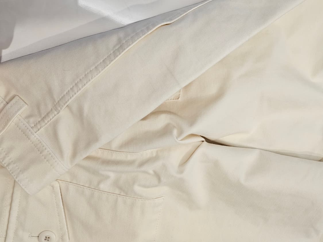 쿨거택포) 유니클로 저지배럴레그팬츠 오프화이트 S 상품이미지9