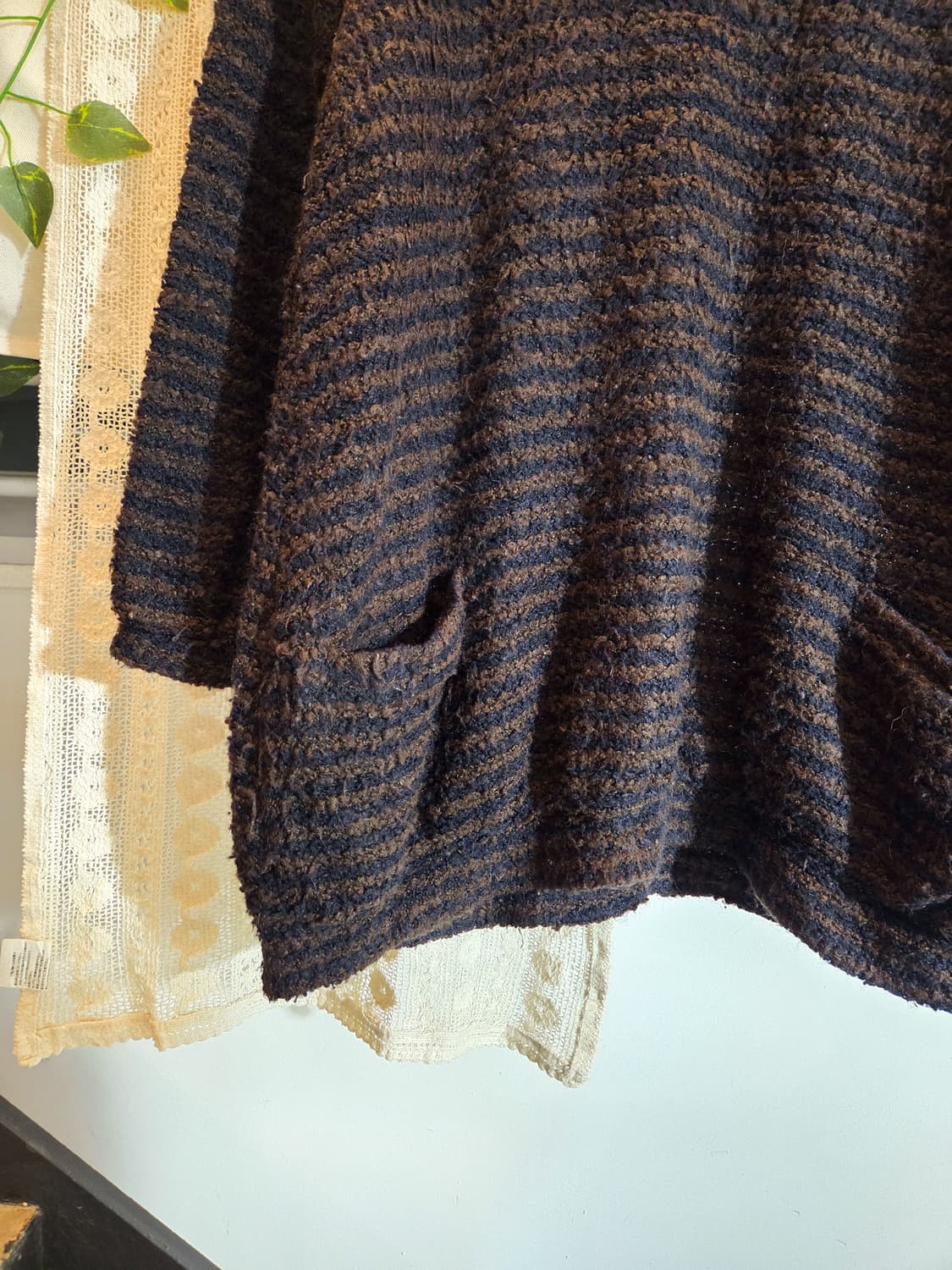 스트라이프 사이드 포켓 니트 상품이미지3