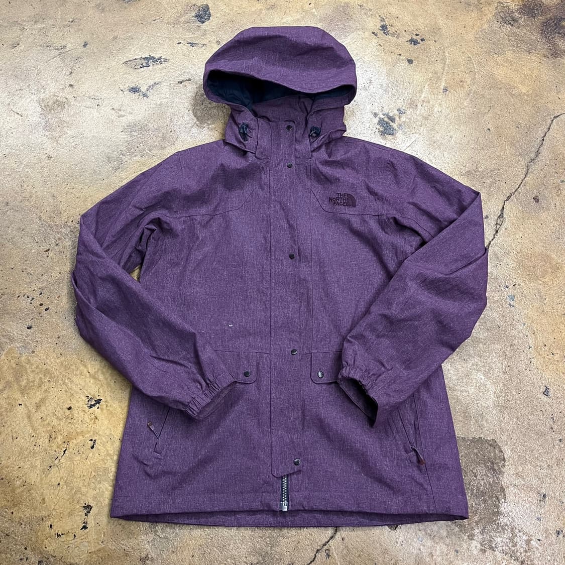 [정품/90] 노스페이스 퍼플 후드 바람막이 자켓 b10 상품이미지2