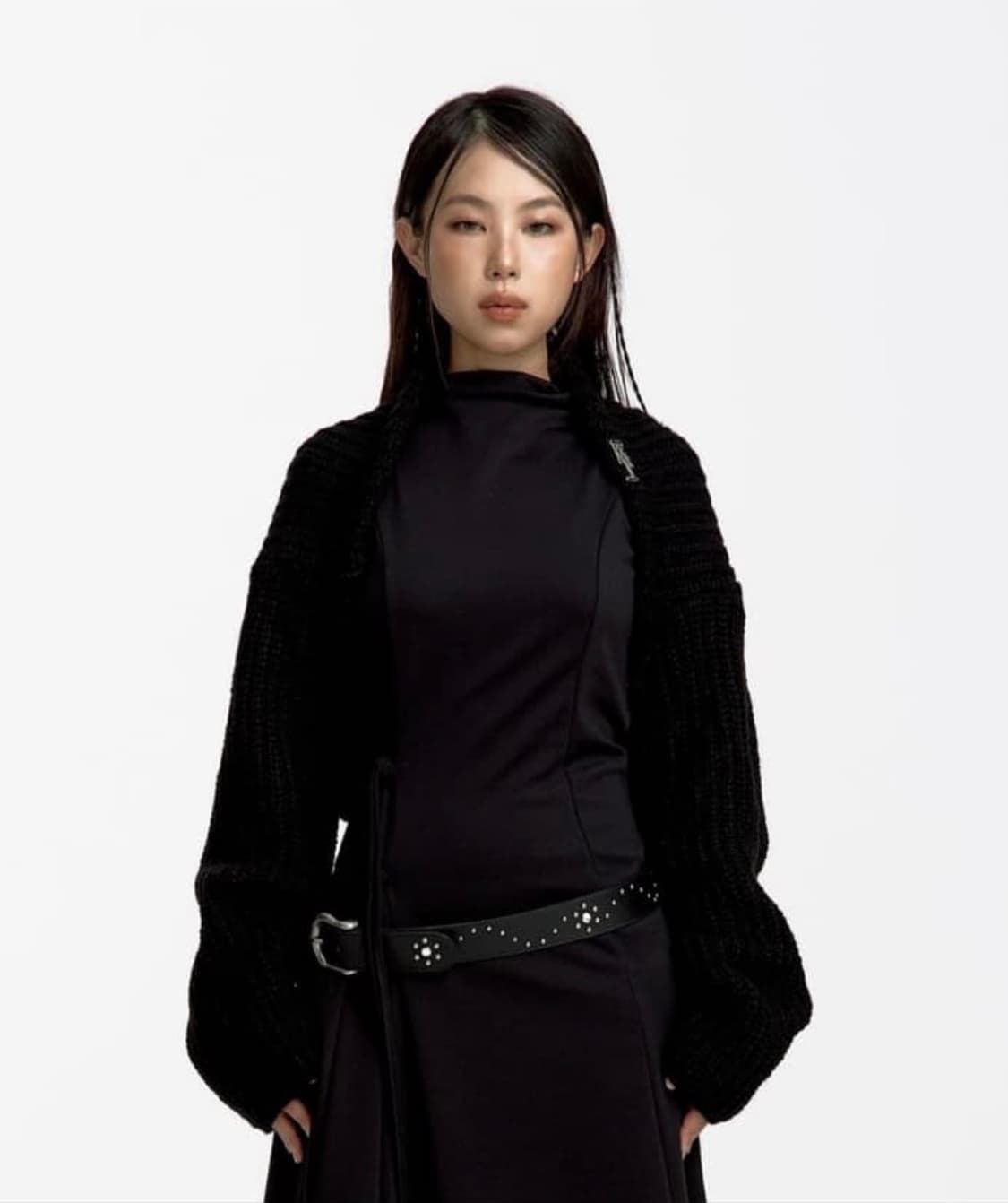 카시코 니트 볼레로 가디건 상품이미지1