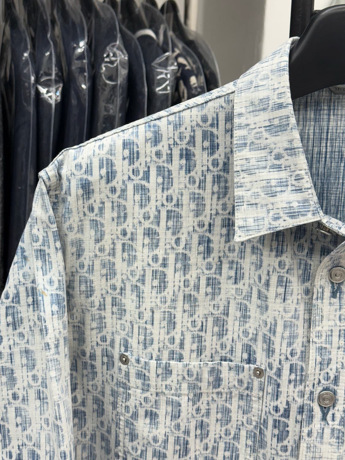 [41] 디올 오블리크 카스리 코튼 오버셔츠 상품이미지3