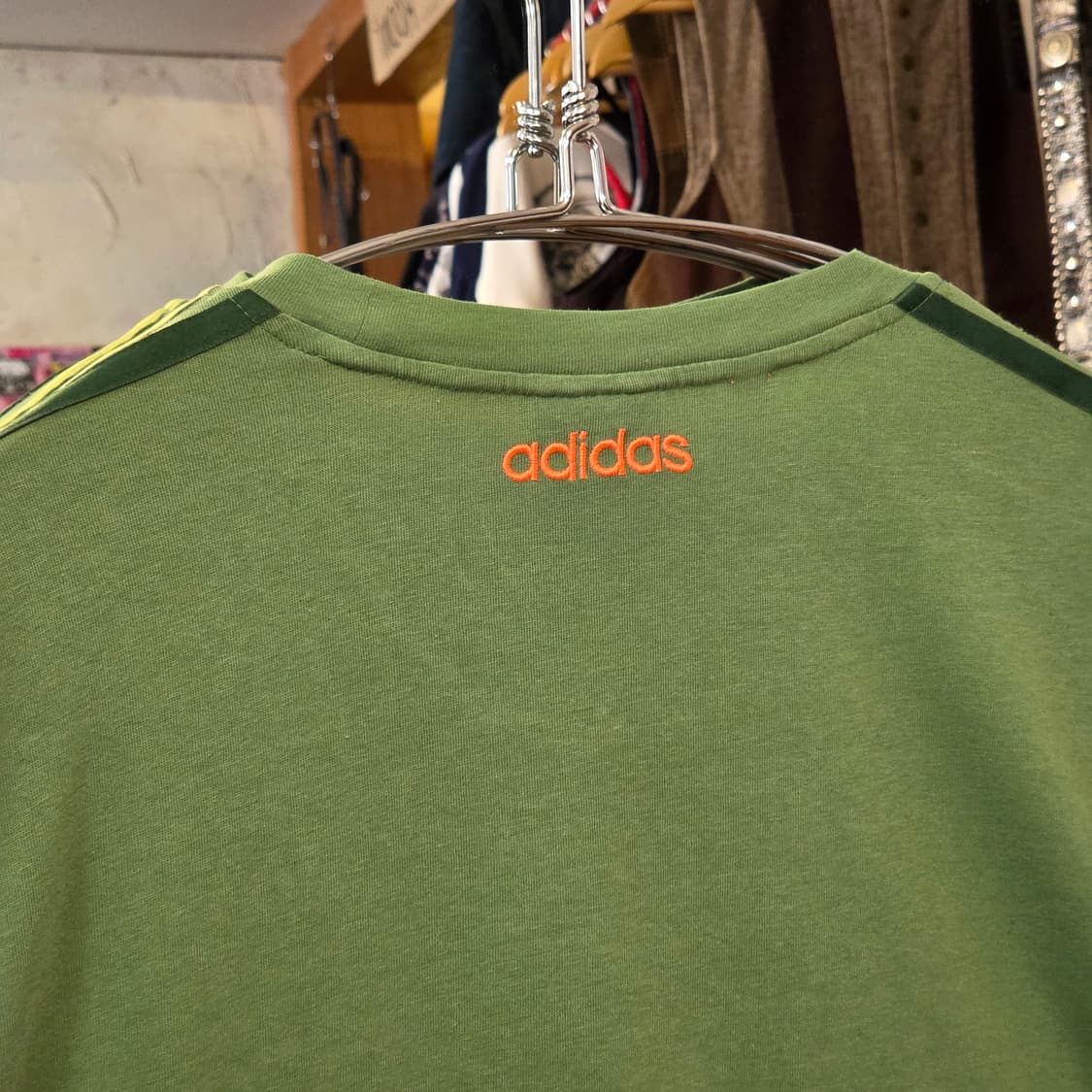 아디다스 그린 사이드라인 풋볼 반팔 상품이미지5