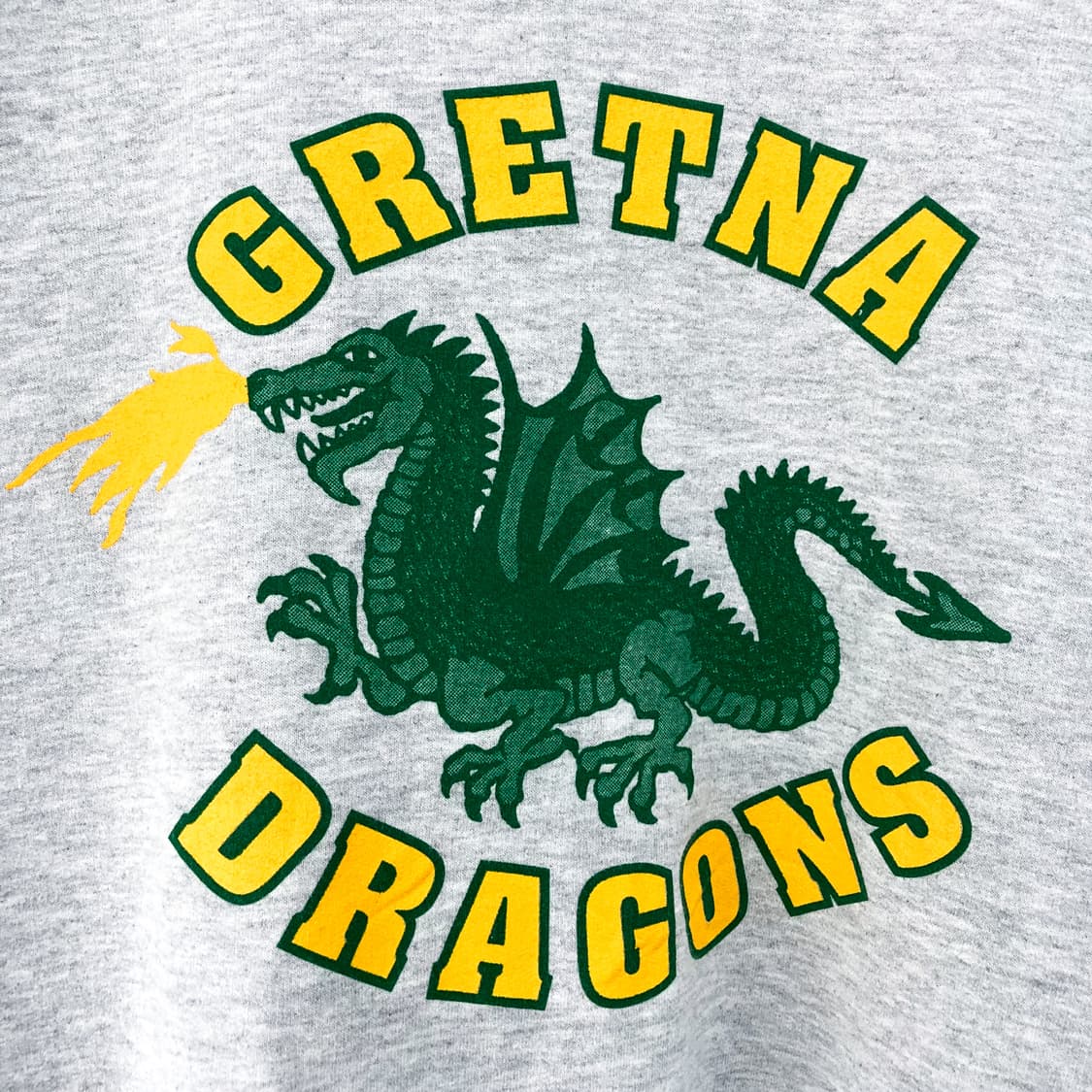 저지스90s U.S.A그레트나드래곤멜란지그레이스웻셔츠 상품이미지9