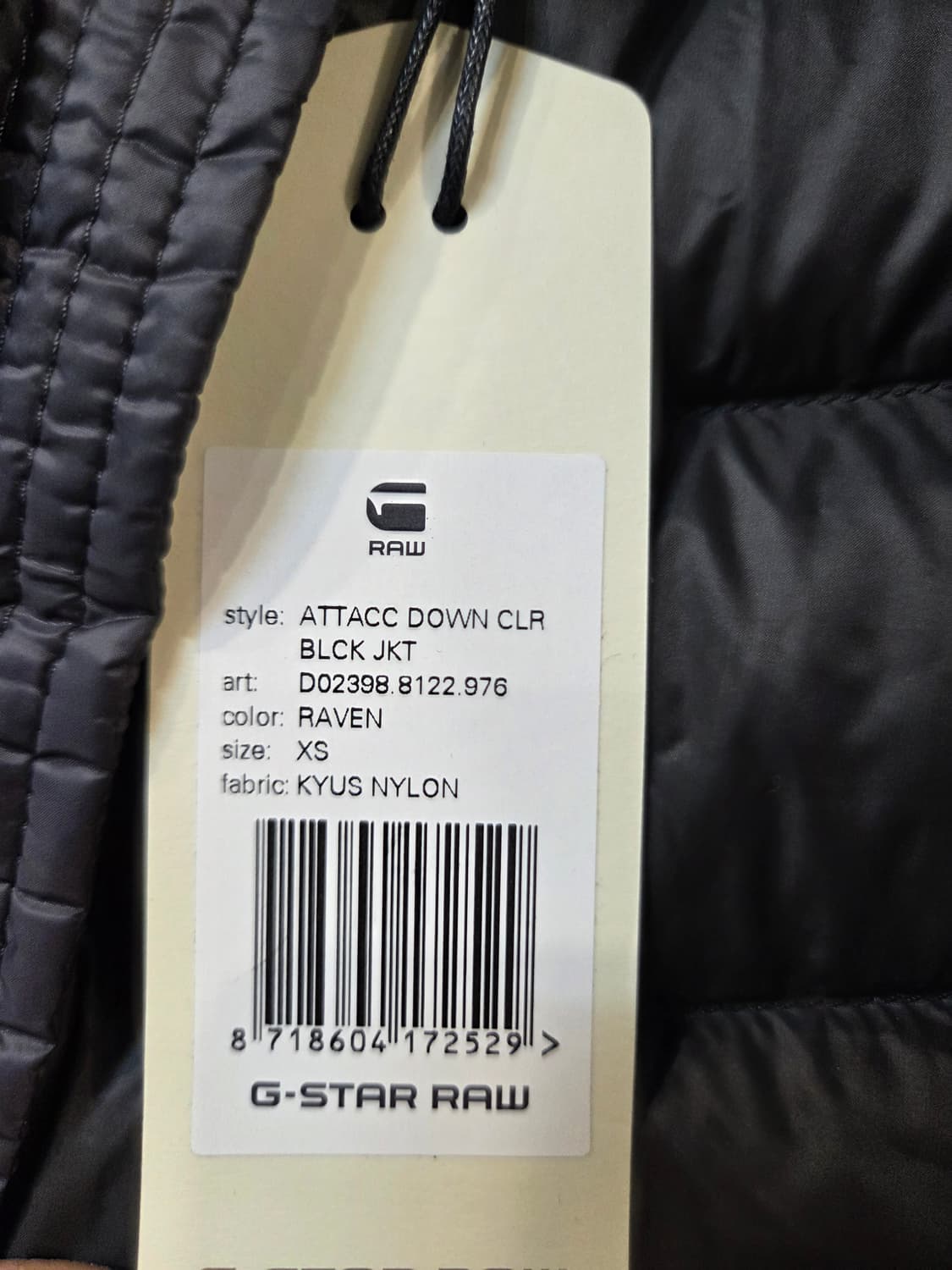 G-Star Raw 패딩 자켓 그레이(XS) 상품이미지7