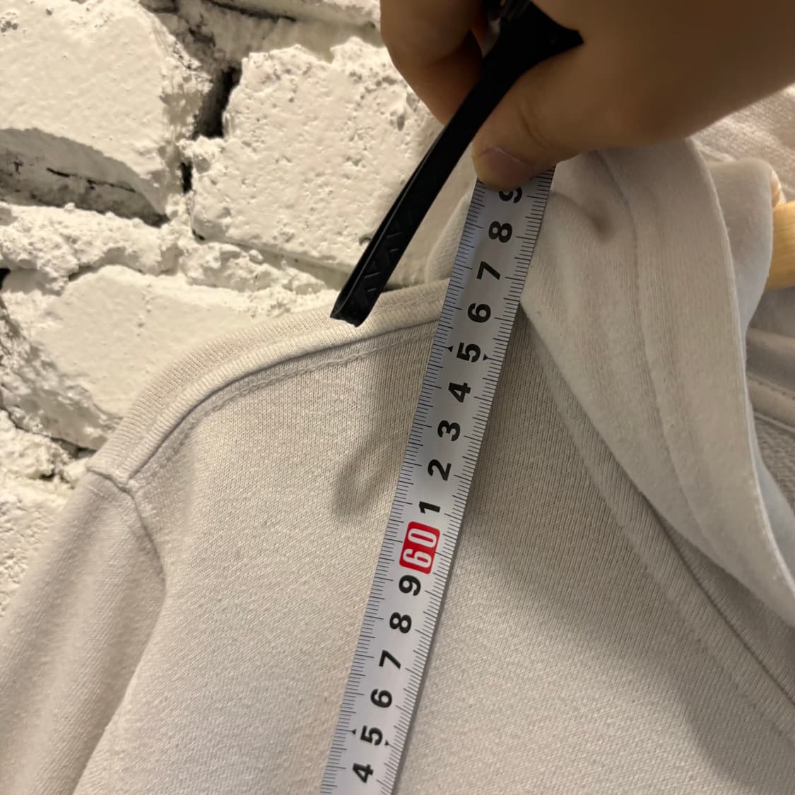 폴로 빈티지 화이트 후드집업 상품이미지6