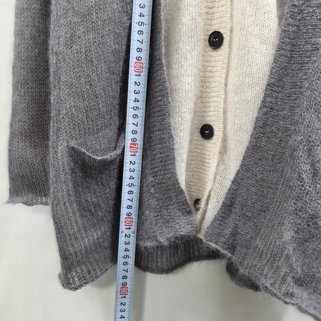 0780 로베르토콜리나 이태리 모헤어 알파카 니트 가디건 M 상품이미지5