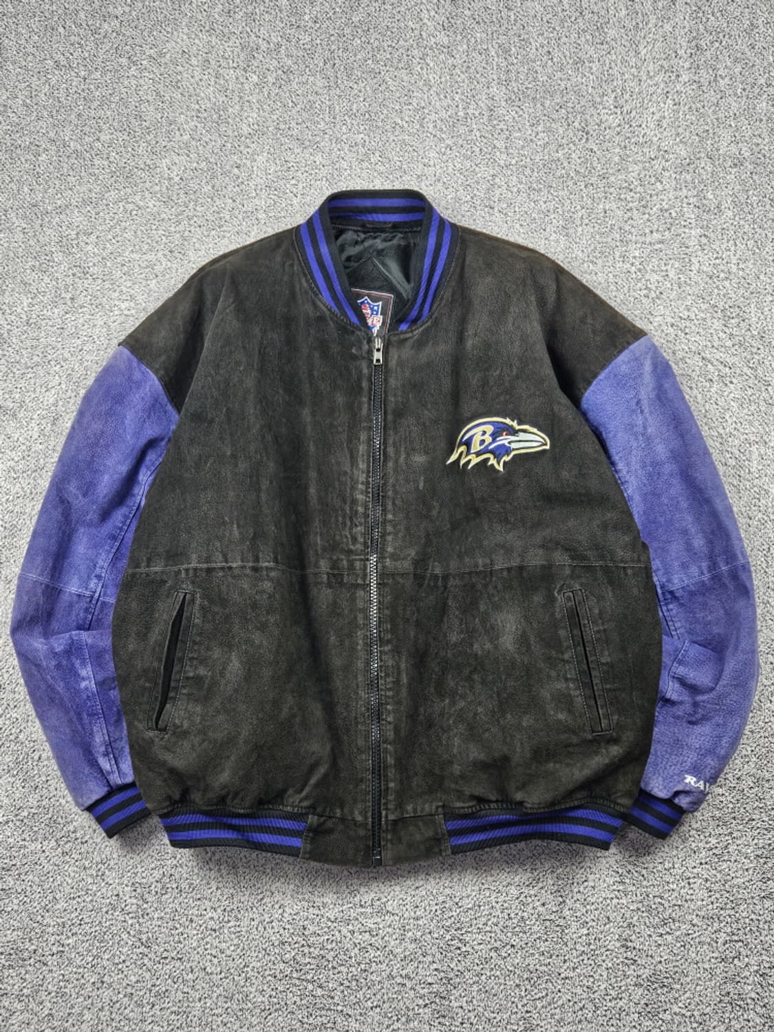 NFL 게임데이 볼티모어 레이븐스 가죽 바시티자켓 (2XL)/ 10213 상품이미지2