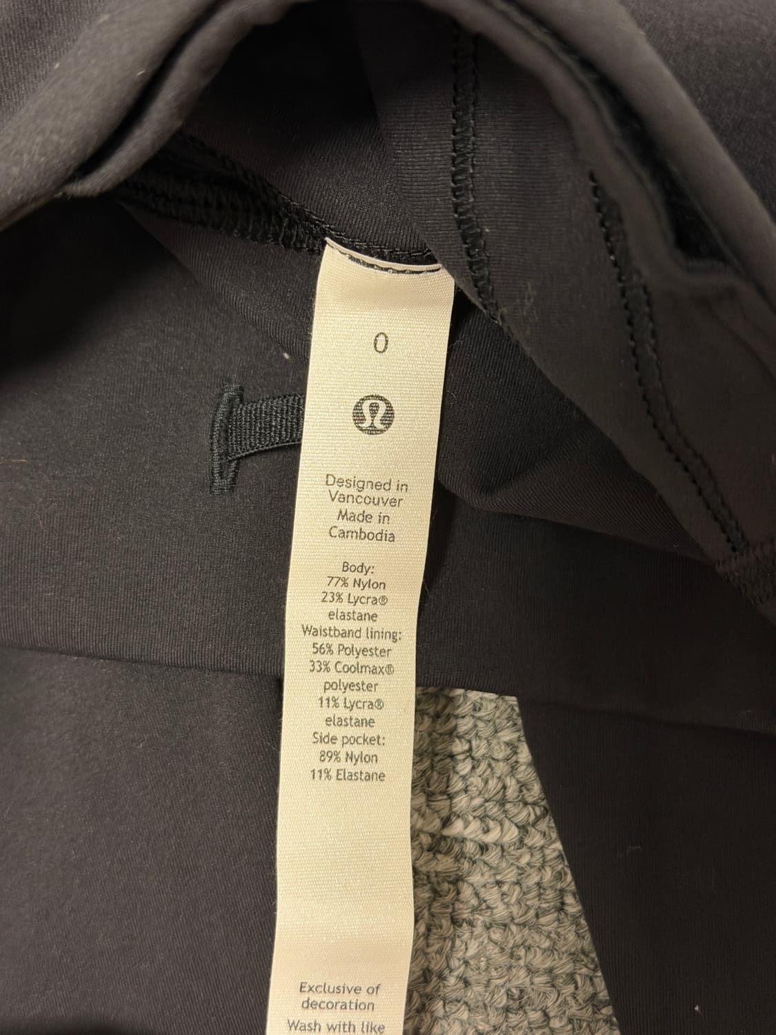 룰루레몬 Align 하이라이즈 팬츠 위드 포켓 25 레깅스 블랙 상품이미지8