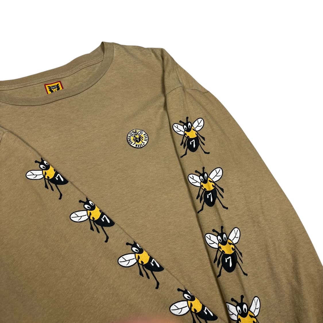 휴먼메이드 x 스튜디오 세븐 올리브컬러 슬리브 상품이미지2