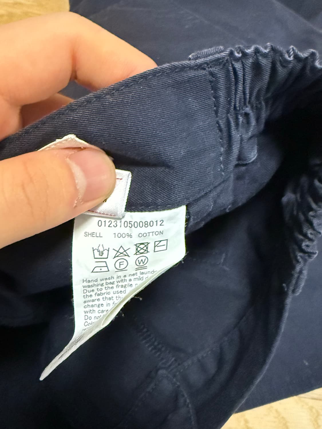 [1] 비즈빔 캐롤팬츠 네이비 상품이미지6