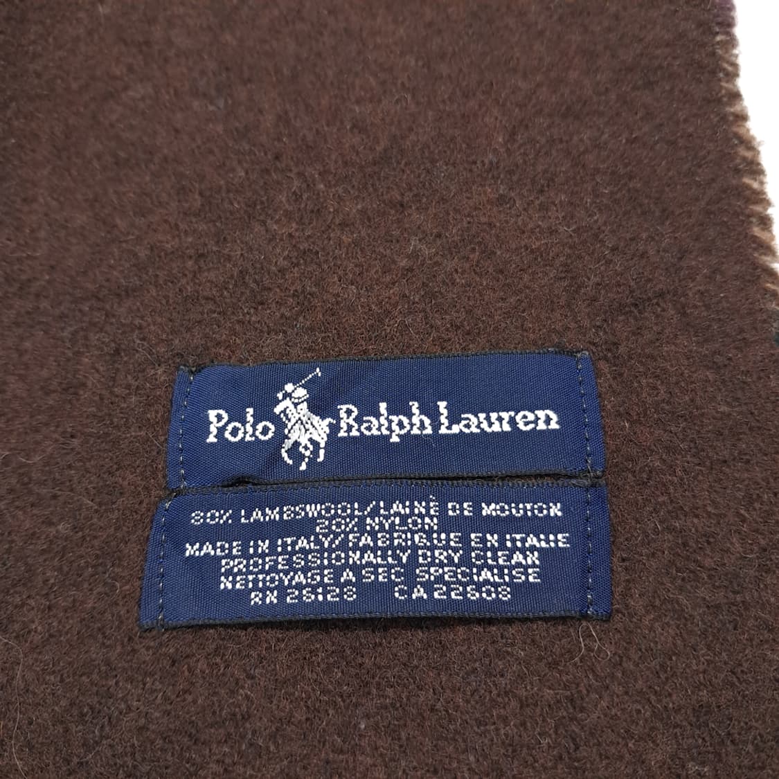 MX434 폴로 랄프로렌 리버서블 램스울 머플러 상품이미지4